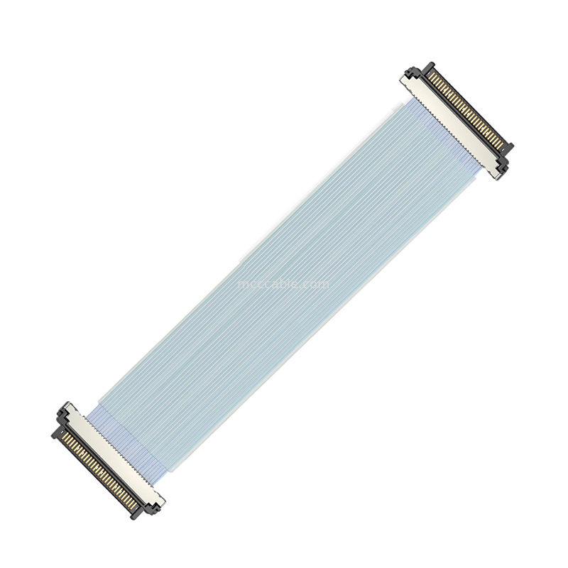 USL20-30SS-045CH Conjunto de Cabo Micro Coaxial de 0,4mm Compatível com PCIe Gen5 para Módulos de Processamento de IA de Borda