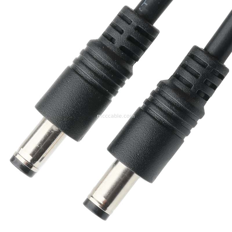 Conjunto de Cabo de Passo de 3,3 mm para Plugue DC 2,5x5,5 mm - UL2464 20AWG PVC