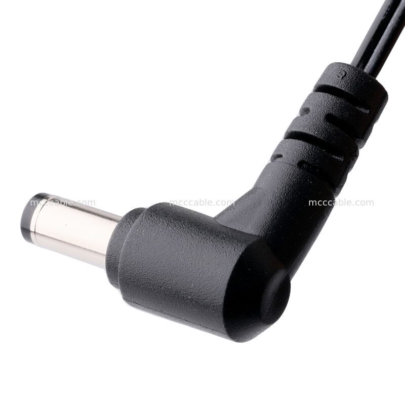 90 graus DC Plug 2.1x5.5mm para 2-Pin Cable Assembly - UL2648 24AWG
