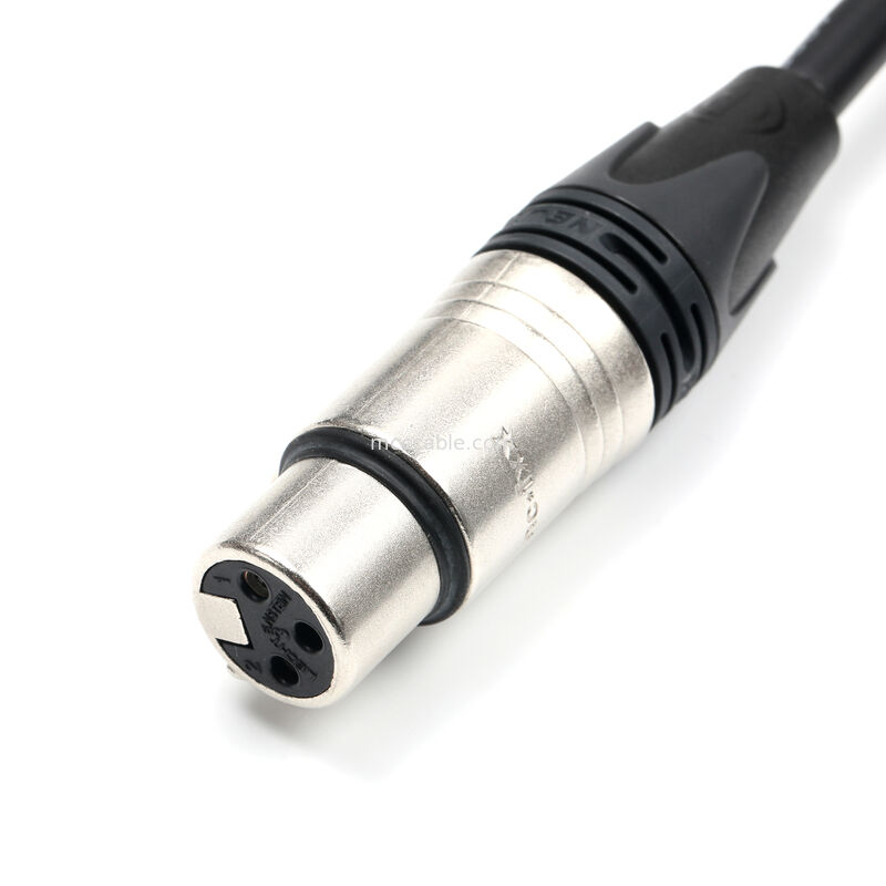 Conjunto de cabos XLR de 3 pinos femininos para Molex 51163-0300 Neutrik NC3FXX 20AWG UL2464