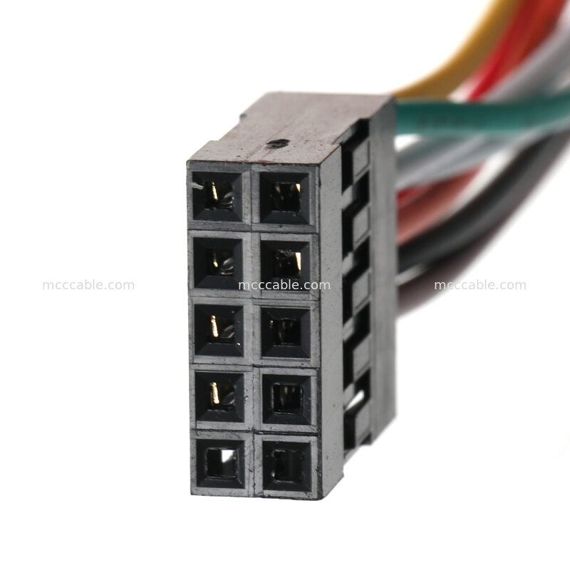 Conjunto de Cabo do Painel Frontal Molex 2,54mm de 10 Pinos para Aplicações OEM Personalizadas