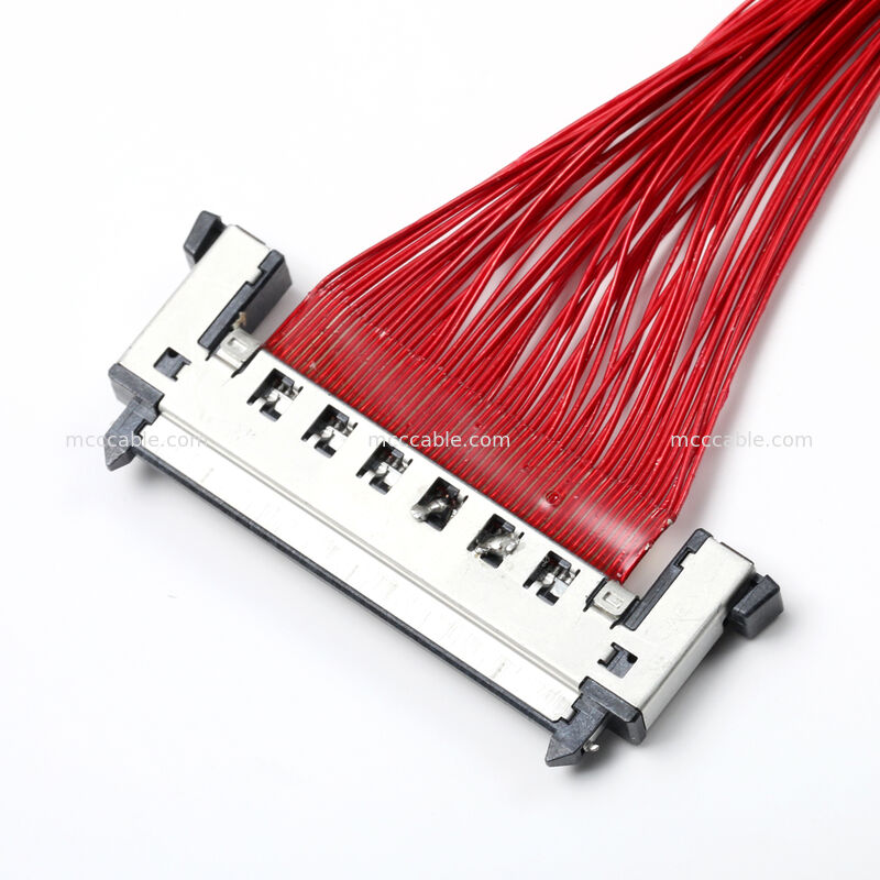 Conjunto de Cabo Micro Coaxial com Conector FI-RE51CL – Interconexão OEM Personalizada de Alta Velocidade