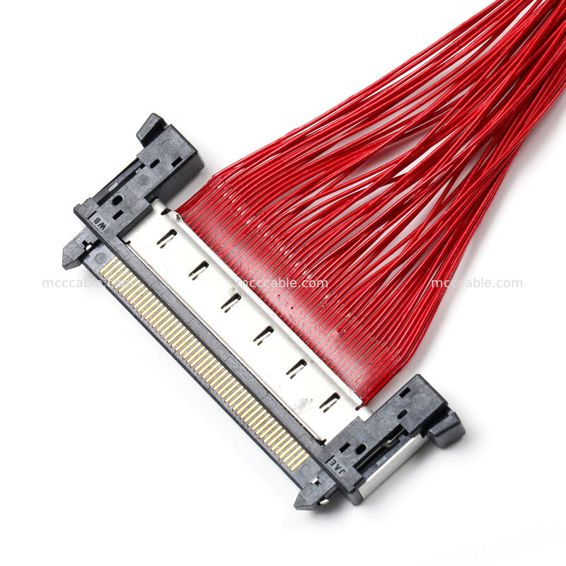 Conjunto de Cabo Micro Coaxial com Conector FI-RE51CL – Interconexão OEM Personalizada de Alta Velocidade