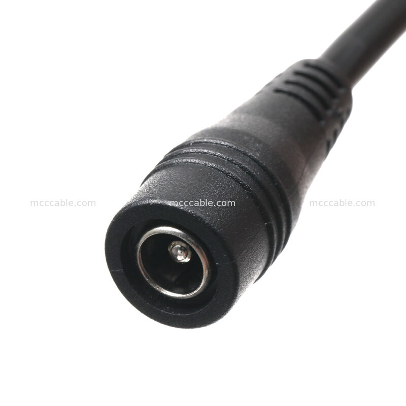 DC 5.5×2.1 Fêmea para 3-Pin Wire Harness Cable Assembly   Custom OEM Power Interconnect