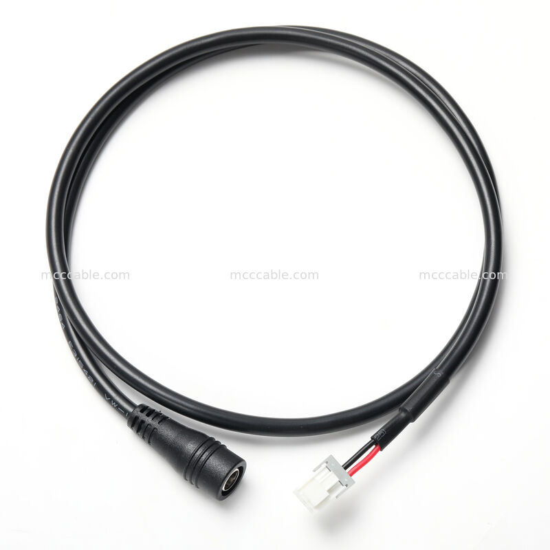 DC 5.5×2.1 Fêmea para 3-Pin Wire Harness Cable Assembly   Custom OEM Power Interconnect