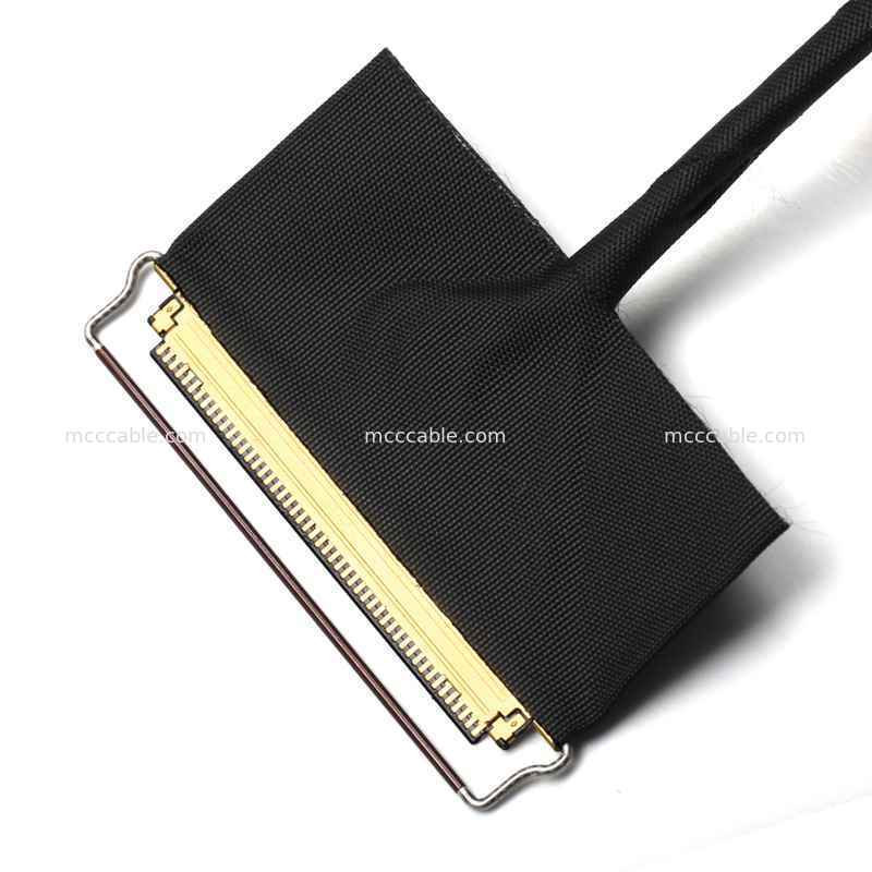 Conjunto personalizado de cabo de exibição micro-coaxial de 20453 50Pin a 30Pin para placas de controladores LCD