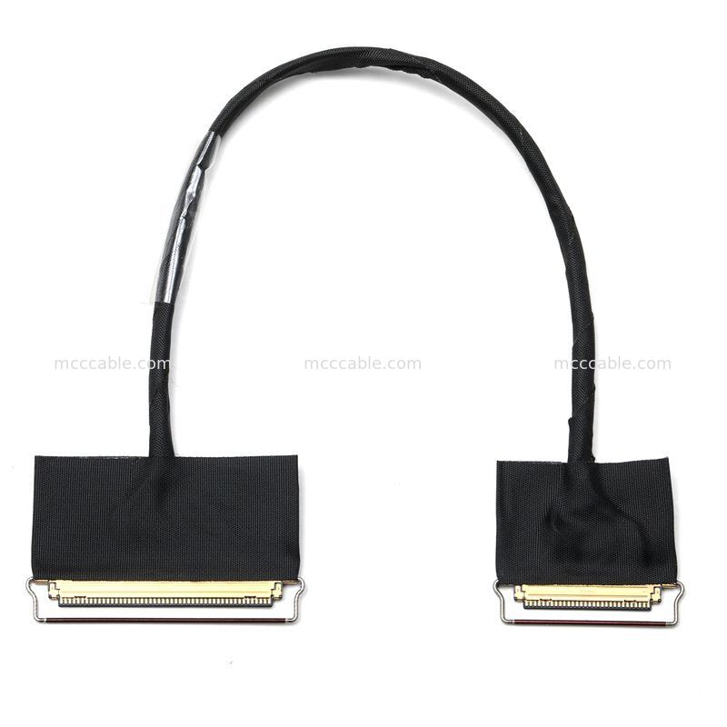 Conjunto personalizado de cabo de exibição micro-coaxial de 20453 50Pin a 30Pin para placas de controladores LCD
