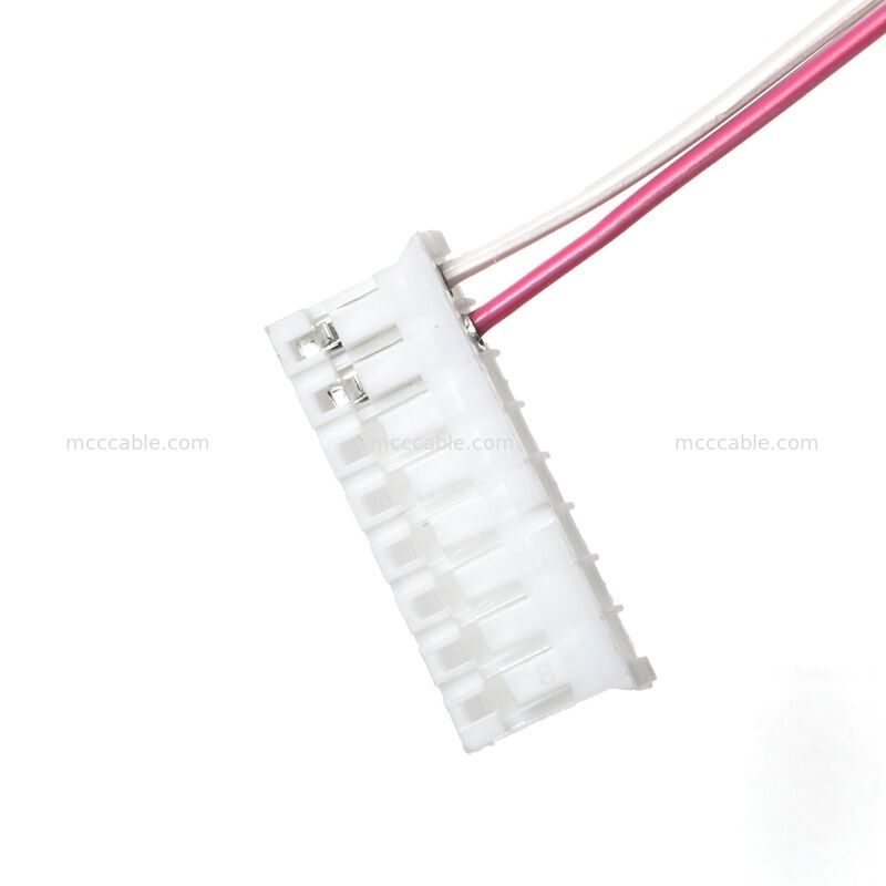 Conjunto personalizado de cabo de controlo de luz de fundo LCD de 8Pin a 2Pin a 9Pin para sistemas de display
