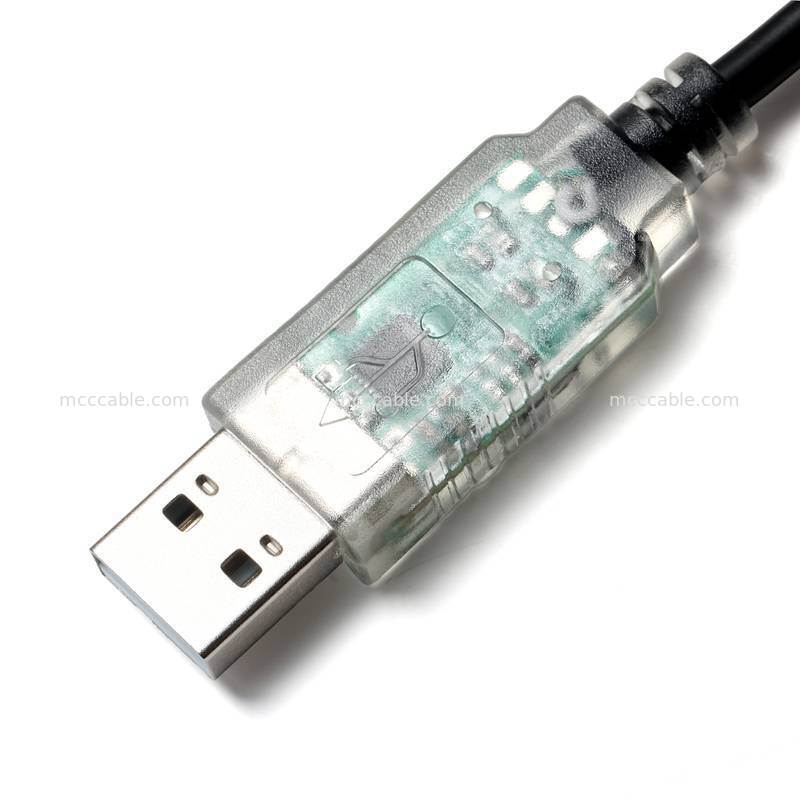 FT232R USB para 3.5mm Stereo Serial Communication Cable Assembly ¢ Custom USB RS232 Converter Cable