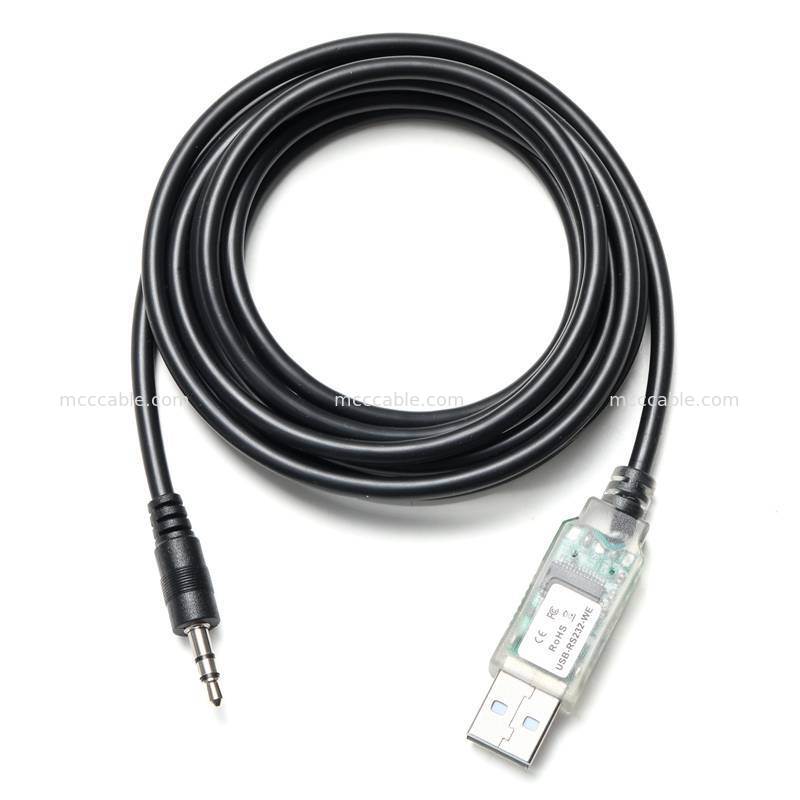 FT232R USB para 3.5mm Stereo Serial Communication Cable Assembly ¢ Custom USB RS232 Converter Cable