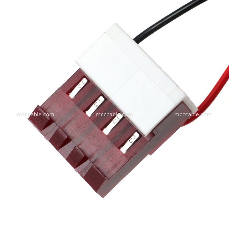 4 pin Nano-Fit para MTA156 Power Supply Cable Assembly 15V AWG22 Custom Wire Harness