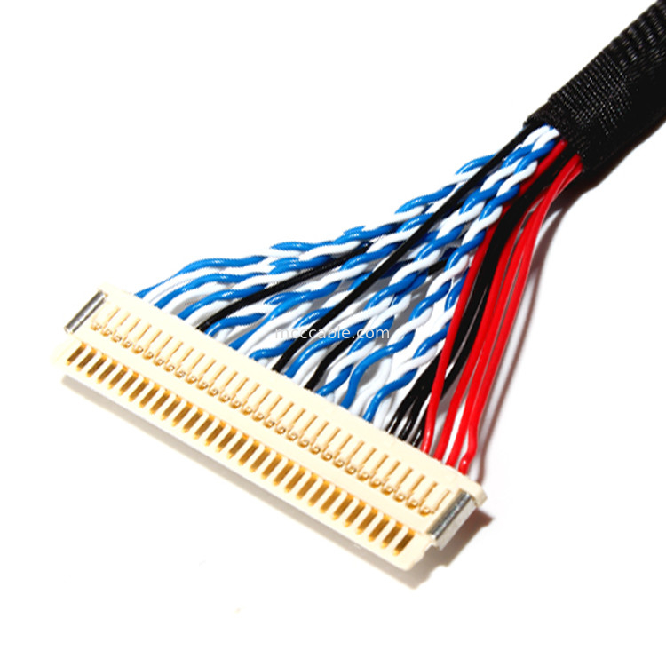 Pin 30 do FI X30H Lvds 30 conector da exposição de 32 36 lvds Calibre de diâmetro de fios JAE Connector For Lcd Panel